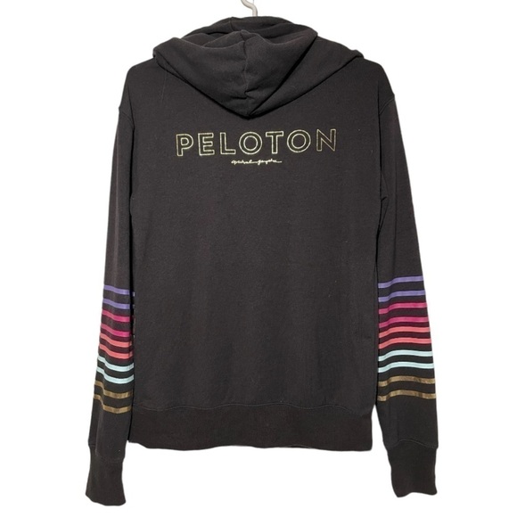 Spiritual Gangster x Peloton Zip Up Hooded Jacket size S - Picture 4 of 5